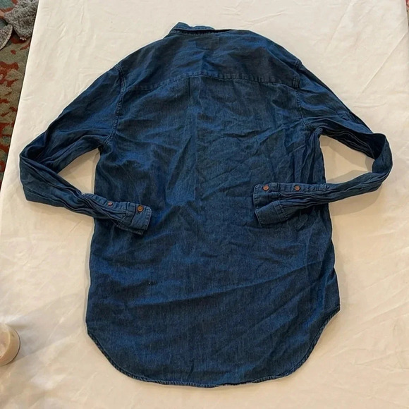 Your Neighbors Men’s button down up soft denim shirt‎ large - Picture 3 of 3